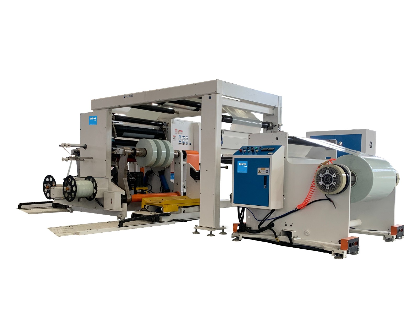 CFRT連續纖維增強熱塑性單向預浸帶分切機組